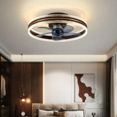 Two-Tone Ring Ceiling Fan with Light - Clowas